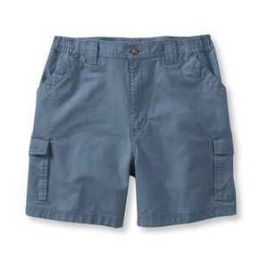 NWT L.L. Bean Mens Tropical Weight Cargo Shorts‎ Size 44 Comfort Waist Blue